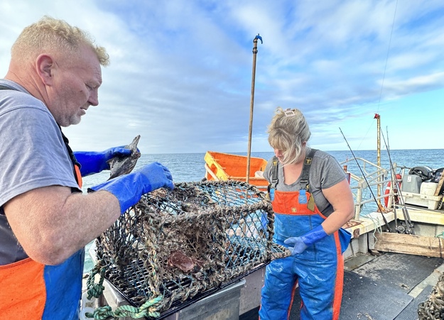 Ashley, Female Fishherman And Skipper Nigel